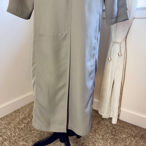 Julia Klein Vintage Trench Coat, Size 10 - Picture 7 of 14